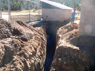 Landscaping Cisterns with Hydrants