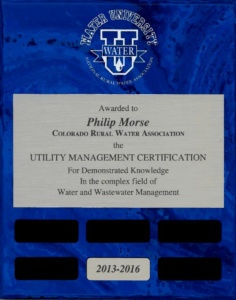 Utility Management Certificate